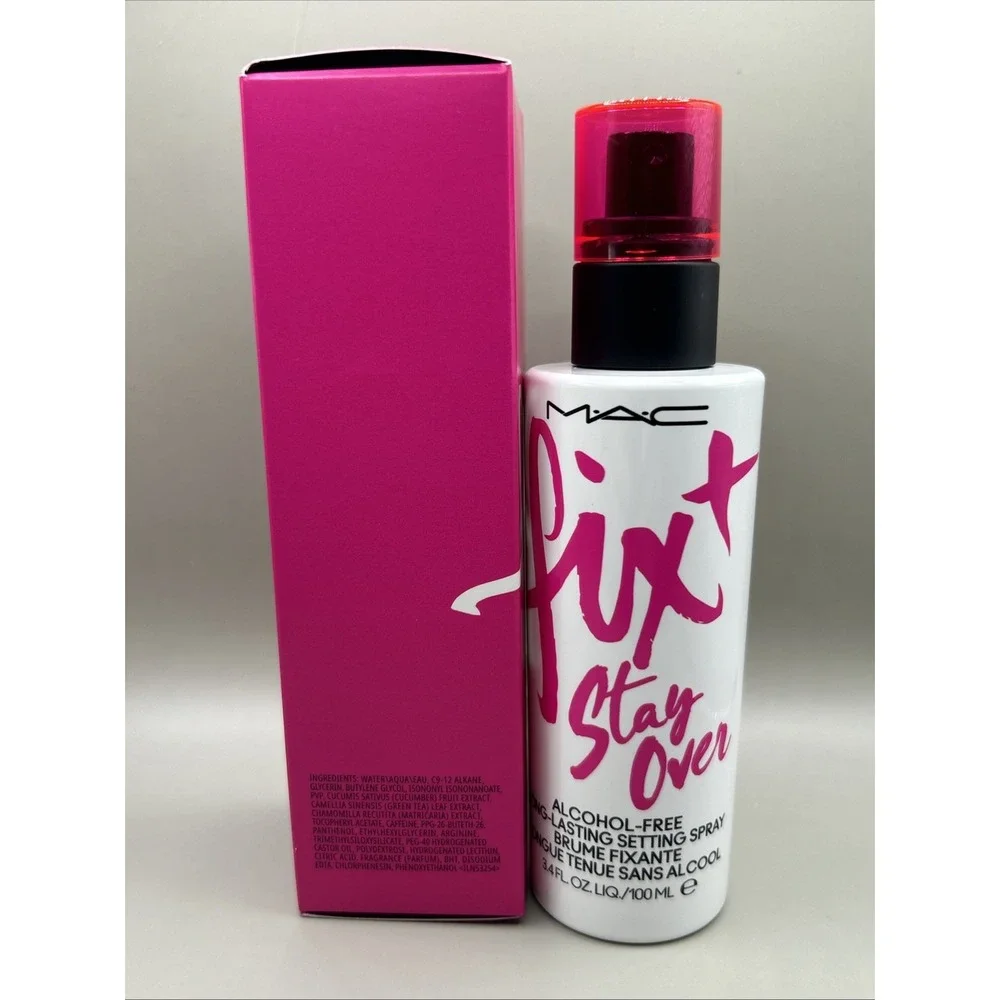 Mac Fix+ Stay Over Alcohol Free Long Lasting Setting Spray 3.4oz/100ml NEW